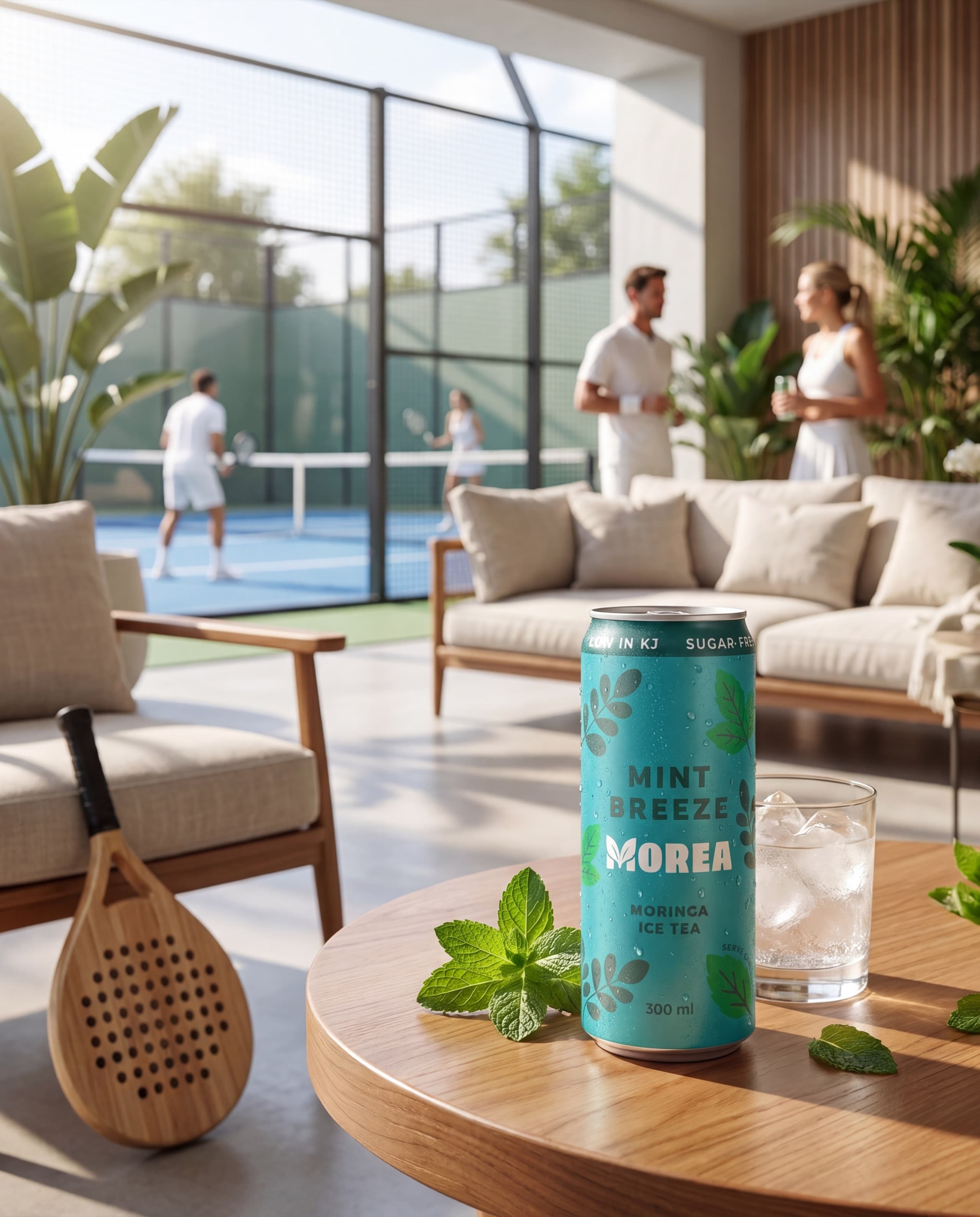 Morea Mint Breeze at a Padel Club