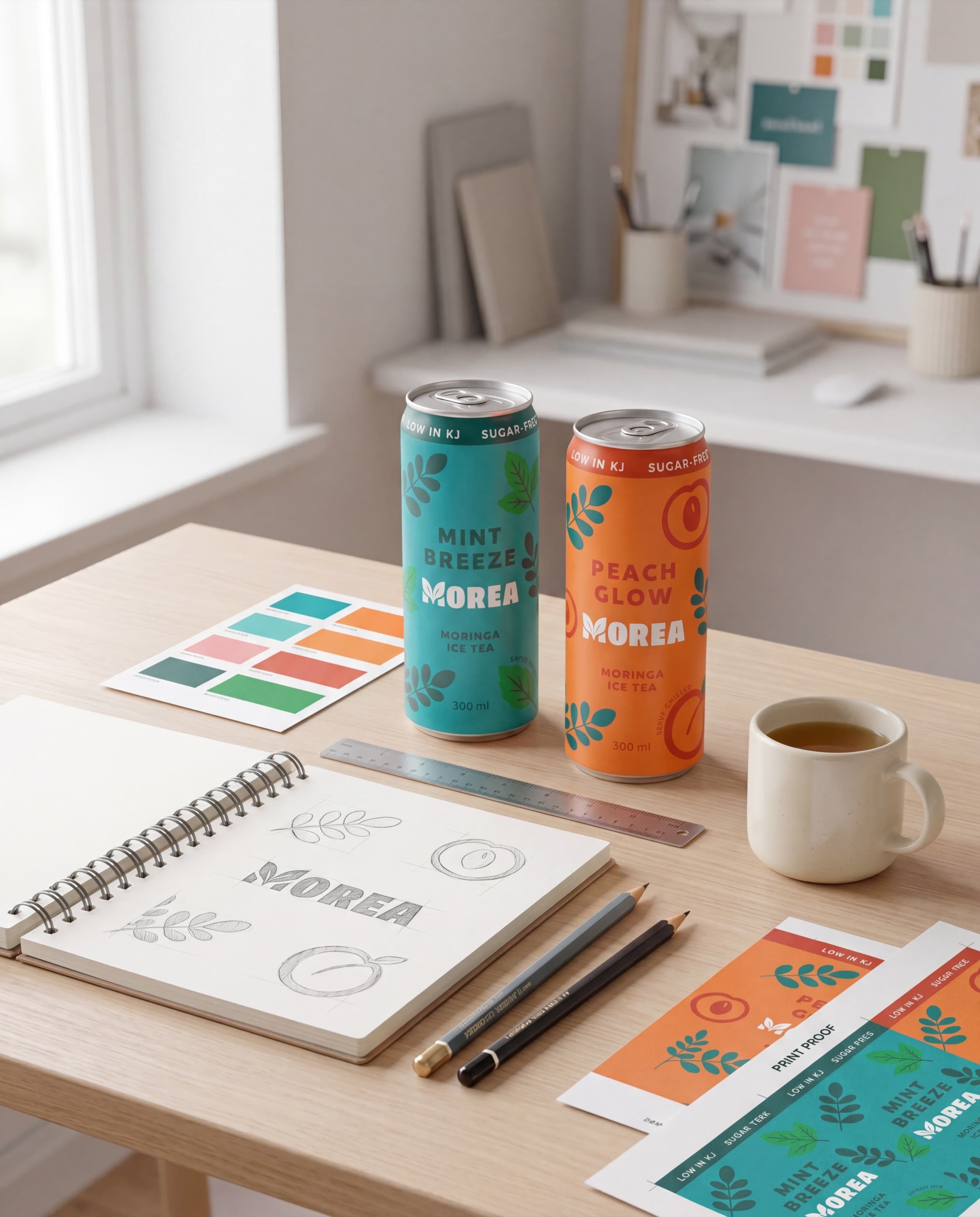 Morea brand and packaging development